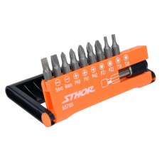 65705 STHOR Set biti cu adaptor, 10 piese..